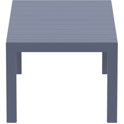 VEGAS DARK GREY 100X180/220Χ75εκ. ΕΠΕΚΤ.ΤΡΑΠΕΖΙ ΠΟΛ/ΝΙΟΥ