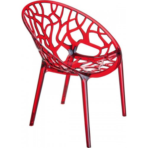 CRYSTAL RED(Σ4) TRANSP.ΠΟΛΥΘΡΟΝΑ Τραπεζαρία