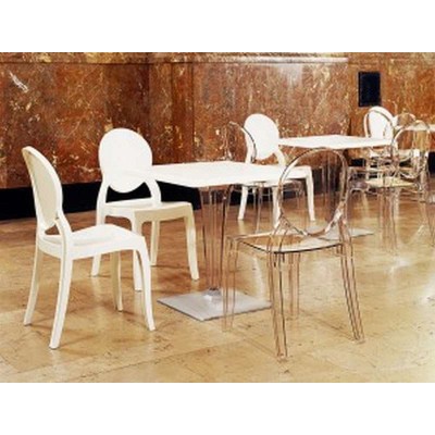 ELIZABETH GLOSSY WHITE(Σ4)ΚΑΡΕΚΛΑ 47X50X90εκ.