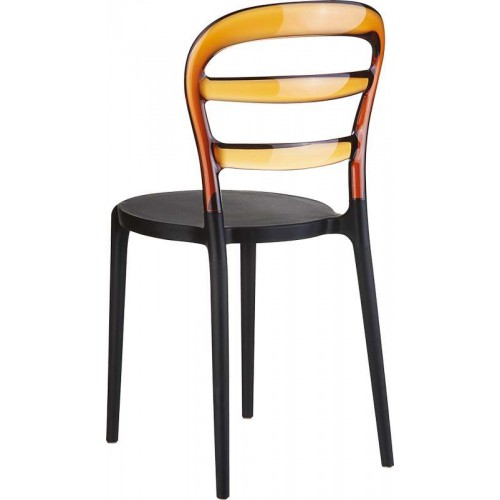 BIBI BLACK/AMBER TRANSP.ΚΑΡΕΚΛΑ Τραπεζαρία