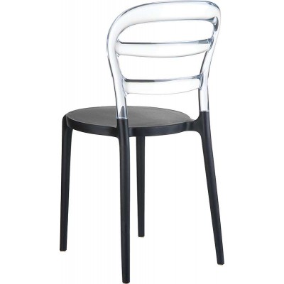 BIBI BLACK/CLEAR TRANSP. ΚΑΡΕΚΛΑ 42X50X85εκ.