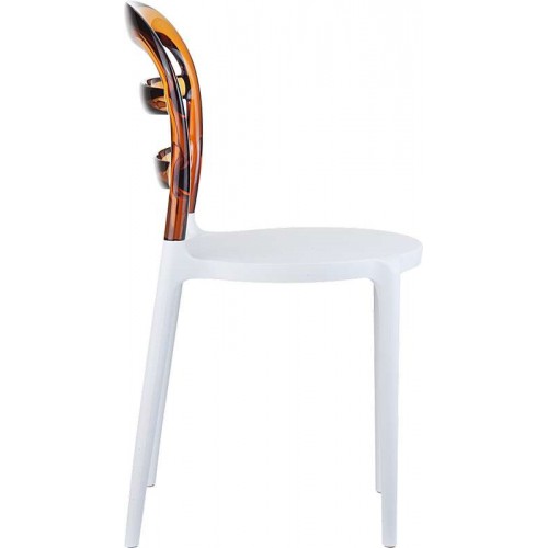 BIBI WHITE/AMBER TRANSP.ΚΑΡΕΚΛΑ Τραπεζαρία