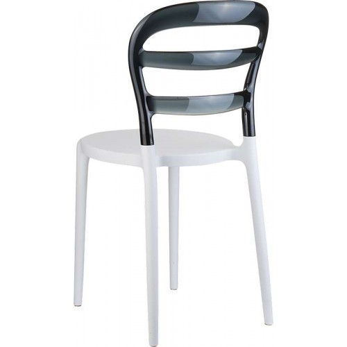 BIBI WHITE/BLACK TRANSP.ΚΑΡΕΚΛΑ Τραπεζαρία
