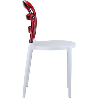 BIBI WHITE/RED TRANSP.ΚΑΡΕΚΛΑ Τραπεζαρία