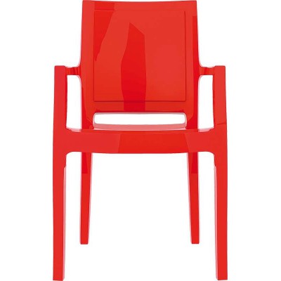 ARTHUR GLOSSY RED(Σ4)ΠΟΛΥΘΡΟΝΑ 56X60X91εκ.