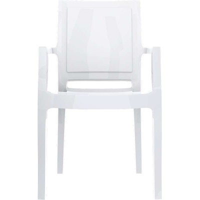 ARTHUR GLOSSY WHITE(Σ4)ΠΟΛΥΘΡΟΝΑ 56X60X91εκ.