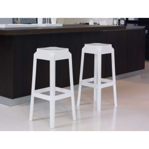 FOX 75εκ.(Σ2)ΣΚΑΜΠΟ GLOSSY WHITE Τραπεζαρία
