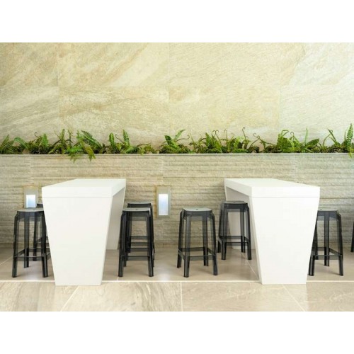 FOX 65εκ.(Σ2)ΣΚΑΜΠΟ BLACK TRANSP. Τραπεζαρία