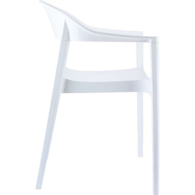 CARMEN WHITE/GLOSSY WHITE (Σ4) ΠΟΛΥΘΡΟΝΑ Τραπεζαρία