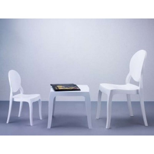 QUEEN GLOSSY WHITE(Σ4)51X51X43εκ. ΤΡΑΠΕΖΙ QUEEN GLOSSY WHITE(Σ4)51X51X43εκ. ΤΡΑΠΕΖΙ