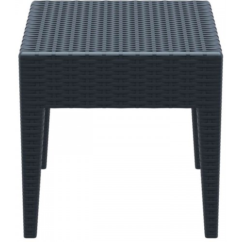 MIAMI DARK GREY ΤΡΑΠΕΖΙ 45Χ45Χ45εκ. ΠΟΛ/ΝΙΟΥ Εξωτερικού Χώρου