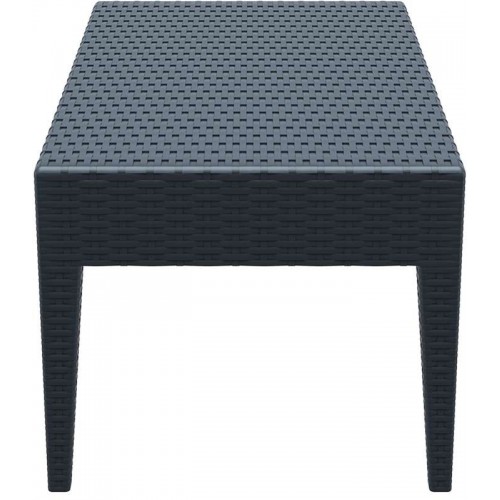 MIAMI DARK GREY ΤΡΑΠΕΖΙ 92Χ53Χ45εκ. ΠΟΛ/ΝΙΟΥ Εξωτερικού Χώρου