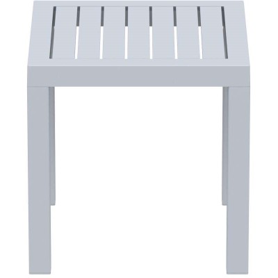 OCEAN SILVER GREY ΤΡΑΠΕΖΙ 45Χ45Χ45εκ. ΠΟΛ/ΝΙΟΥ