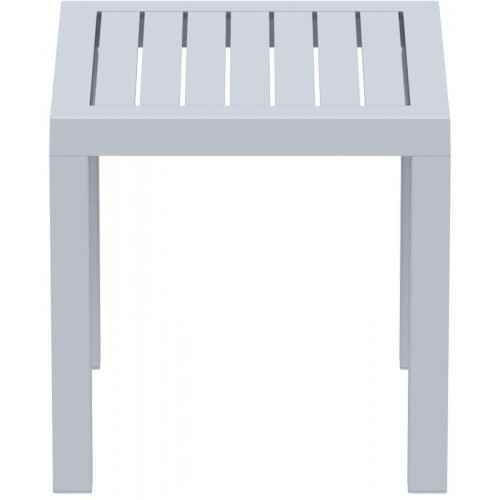 OCEAN SILVER GREY ΤΡΑΠΕΖΙ 45Χ45Χ45εκ. ΠΟΛ/ΝΙΟΥ