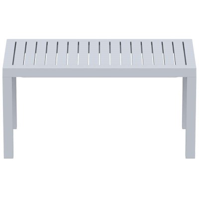 OCEAN SILVER GREY ΤΡΑΠΕΖΙ 90Χ45Χ45εκ. ΠΟΛ/ΝΙΟΥ