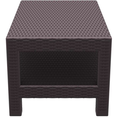 MONACO BROWN ΤΡΑΠΕΖΙ 92Χ57Χ45εκ. ΠΟΛ/ΝΙΟΥ Εξωτερικού Χώρου