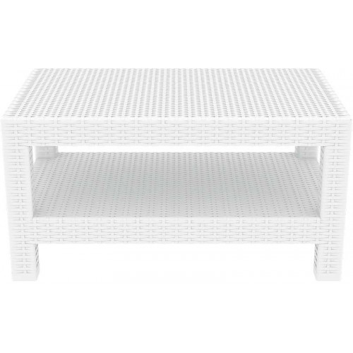 MONACO WHITE ΤΡΑΠΕΖΙ 92Χ57Χ45εκ. ΠΟΛ/ΝΙΟΥ Εξωτερικού Χώρου