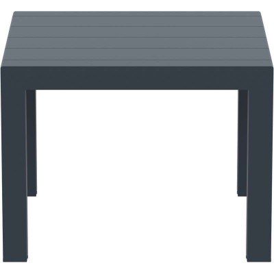 VEGAS RATTAN DARK GREY 100X100/140Χ75εκ. ΕΠΕΚΤ.ΤΡΑΠΕΖΙ