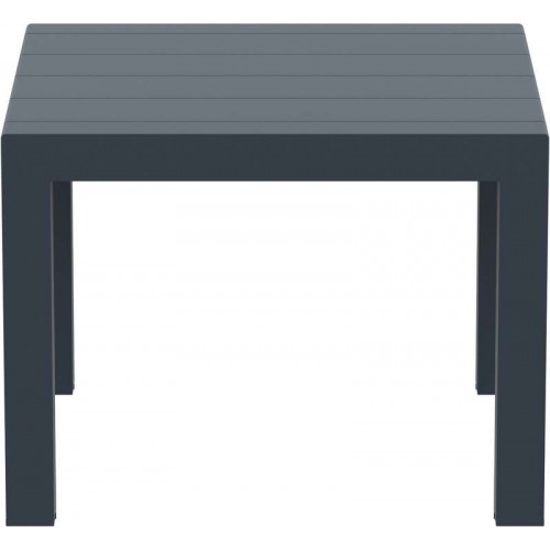 VEGAS RATTAN DARK GREY 100X100/140Χ75εκ. ΕΠΕΚΤ.ΤΡΑΠΕΖΙ Εξωτερικού Χώρου