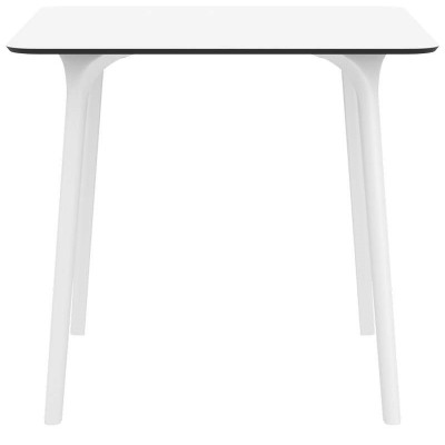 MAYA 80Χ80Χ75εκ. WHITE ΤΡΑΠΕΖΙ HPL LAMINATE