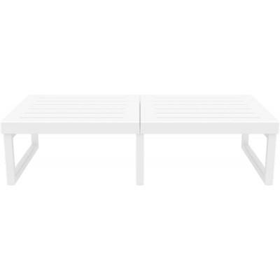 MYKONOS ΤΡΑΠΕΖΙ WHITE  130X65X33εκ. ΠΟΛ/ΝΙΟΥ Εξωτερικού Χώρου