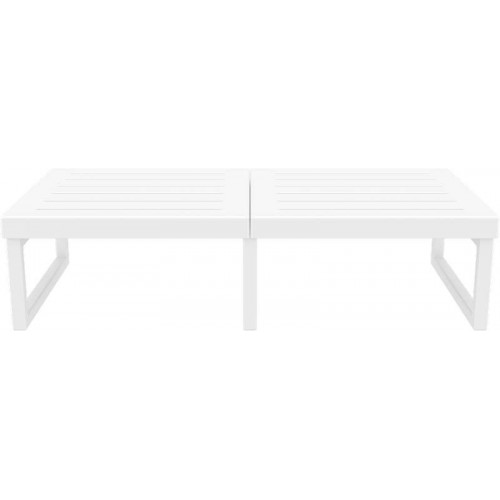 MYKONOS ΤΡΑΠΕΖΙ WHITE  130X65X33εκ. ΠΟΛ/ΝΙΟΥ Εξωτερικού Χώρου