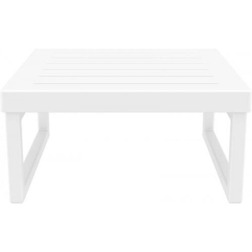 MYKONOS ΤΡΑΠΕΖΙ WHITE 65X65X33εκ. ΠΟΛ/ΝΙΟΥ Εξωτερικού Χώρου