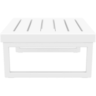 MYKONOS ΤΡΑΠΕΖΙ WHITE 65X65X33εκ. ΠΟΛ/ΝΙΟΥ Εξωτερικού Χώρου