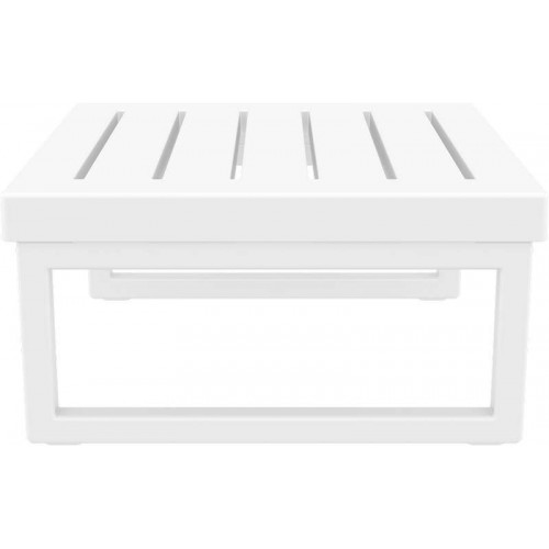 MYKONOS ΤΡΑΠΕΖΙ WHITE 65X65X33εκ. ΠΟΛ/ΝΙΟΥ Εξωτερικού Χώρου