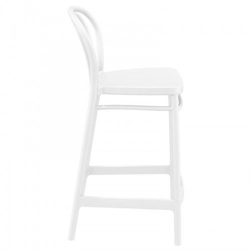 VICTOR 65εκ. ΣΚΑΜΠΟ(Σ4)WHITE ΠΟΛ/ΝΙΟΥ Εξωτερικού Χώρου