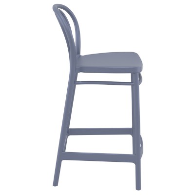 VICTOR 65εκ. ΣΚΑΜΠΟ(Σ4)DARK GREY ΠΟΛ/ΝΙΟΥ Εξωτερικού Χώρου
