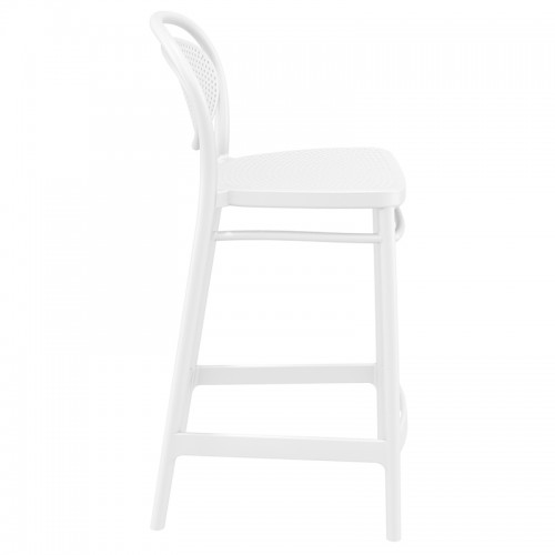 MARCEL 65εκ. ΣΚΑΜΠΟ(Σ4)WHITE ΠΟΛ/ΝΙΟΥ Εξωτερικού Χώρου