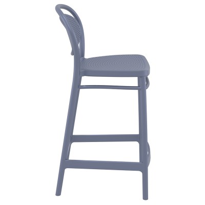 MARCEL 65εκ. ΣΚΑΜΠΟ(Σ4)DARK GREY ΠΟΛ/ΝΙΟΥ Εξωτερικού Χώρου