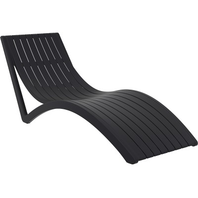 SLIM ΞΑΠΛΩΣΤΡΑ BLACK ΠΟΛ/ΝΙΟΥ 180X72X70εκ.