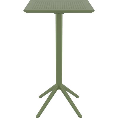 SKY OLIVE GREEN BAR 60Χ60Χ108εκ.ΠΤΥΣ/ΝΟ ΤΡΑΠ. ΠΟΛ/ΝΙΟΥ