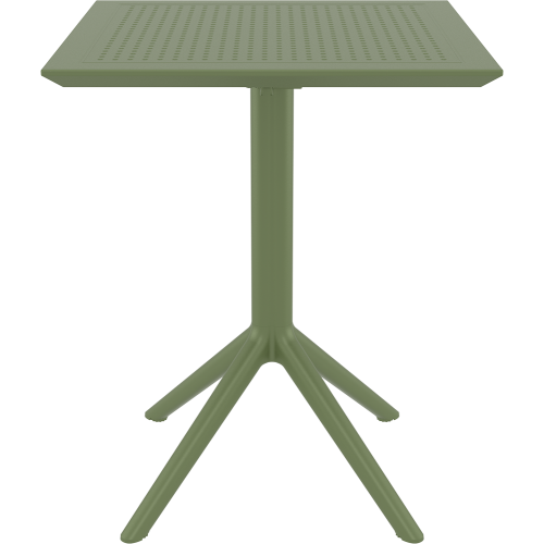 SKY OL.GREEN 60Χ60X74εκ. ΤΡΑΠΕΖΙ ΠΤΥΣ/ΝΟ ΠΟΛ/ΝΙΟΥ Εξωτερικού Χώρου