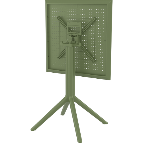 SKY OL.GREEN 60Χ60X74εκ. ΤΡΑΠΕΖΙ ΠΤΥΣ/ΝΟ ΠΟΛ/ΝΙΟΥ Εξωτερικού Χώρου