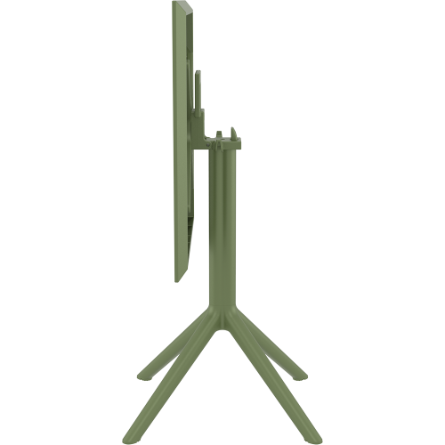 SKY OL.GREEN 60Χ60X74εκ. ΤΡΑΠΕΖΙ ΠΤΥΣ/ΝΟ ΠΟΛ/ΝΙΟΥ Εξωτερικού Χώρου