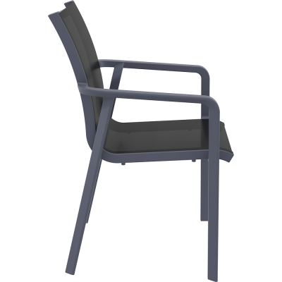 PACIFIC ΠΟΛΥΘΡΟΝΑ DARK GREY/BLACK ΠΟΛ/ΝΙΟΥ Εξωτερικού Χώρου