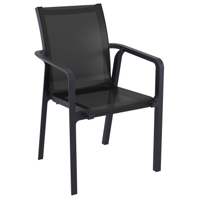 PACIFIC ΠΟΛΥΘΡΟΝΑ BLACK/BLACK ΠΟΛ/ΝΙΟΥ 57X62X90εκ.