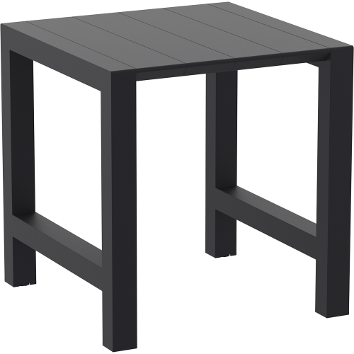 VEGAS BAR BLACK 100X100/140εκ. ΕΠΕΚΤ. ΠΟΛ/ΝΙΟΥ Εξωτερικού Χώρου