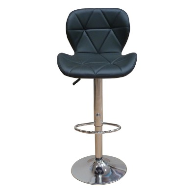 ΣΕΤ Σκαμπό Μπάρ 2τμχ Bar91 Black Pu 48x49x109εκ.