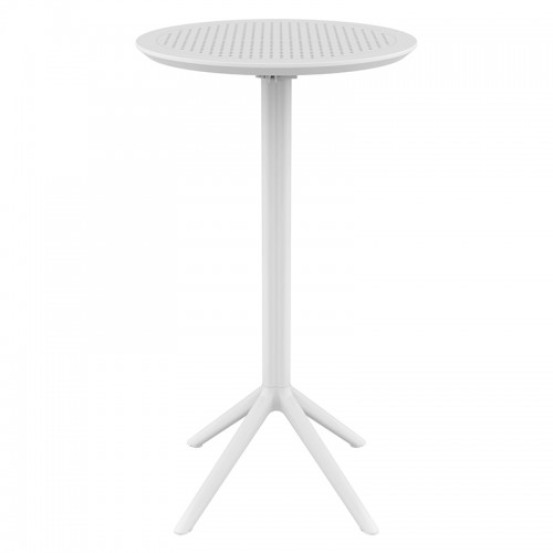 SKY WHITE BAR Φ60Χ108εκ.ΠΤΥΣ/ΝΟ ΤΡΑΠ. ΠΟΛ/ΝΙΟΥ Εξωτερικού Χώρου