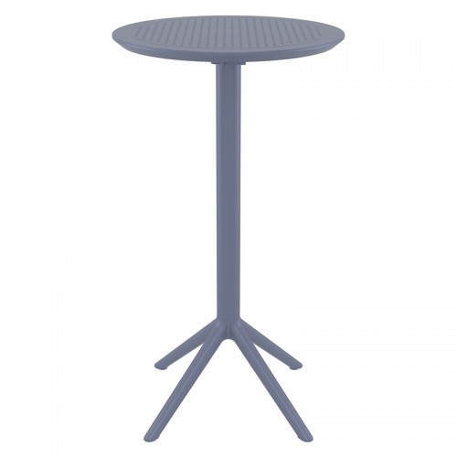 SKY DARK GREY BAR Φ60Χ108εκ.ΠΤΥΣ/ΝΟ ΤΡΑΠ. ΠΟΛ/ΝΙΟΥ Εξωτερικού Χώρου