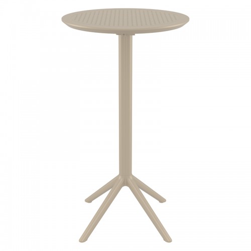 SKY TAUPE BAR Φ60Χ108εκ.ΠΤΥΣ/ΝΟ ΤΡΑΠ. ΠΟΛ/ΝΙΟΥ Εξωτερικού Χώρου