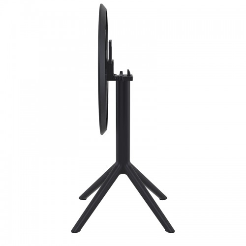 SKY BLACK Φ60X74εκ. ΤΡΑΠΕΖΙ ΠΤΥΣ/ΝΟ ΠΟΛ/ΝΙΟΥ Εξωτερικού Χώρου