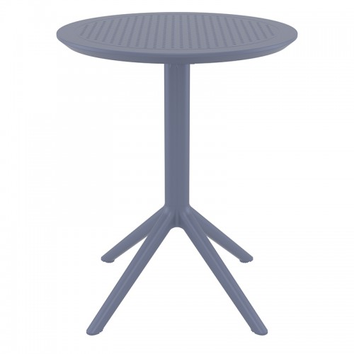 SKY DARK GREY Φ60X74εκ. ΤΡΑΠΕΖΙ ΠΤΥΣ/ΝΟ ΠΟΛ/ΝΙΟΥ Εξωτερικού Χώρου