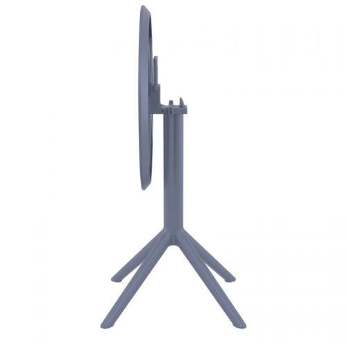 SKY DARK GREY Φ60X74εκ. ΤΡΑΠΕΖΙ ΠΤΥΣ/ΝΟ ΠΟΛ/ΝΙΟΥ Εξωτερικού Χώρου