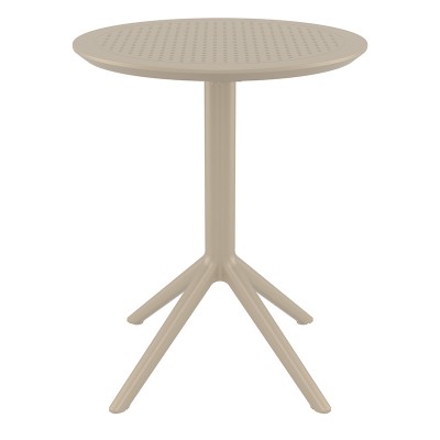 SKY TAUPE Φ60X74εκ. ΤΡΑΠΕΖΙ ΠΤΥΣ/ΝΟ ΠΟΛ/ΝΙΟΥ