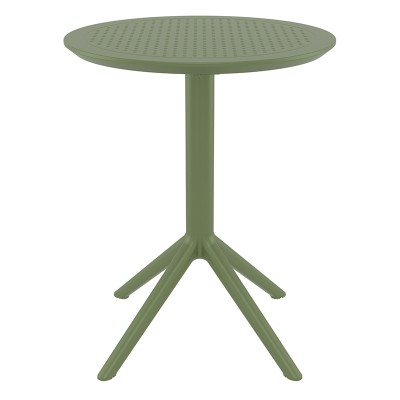 SKY OLIVE GREEN Φ60X74εκ. ΤΡΑΠΕΖΙ ΠΤΥΣ/ΝΟ ΠΟΛ/ΝΙΟΥ